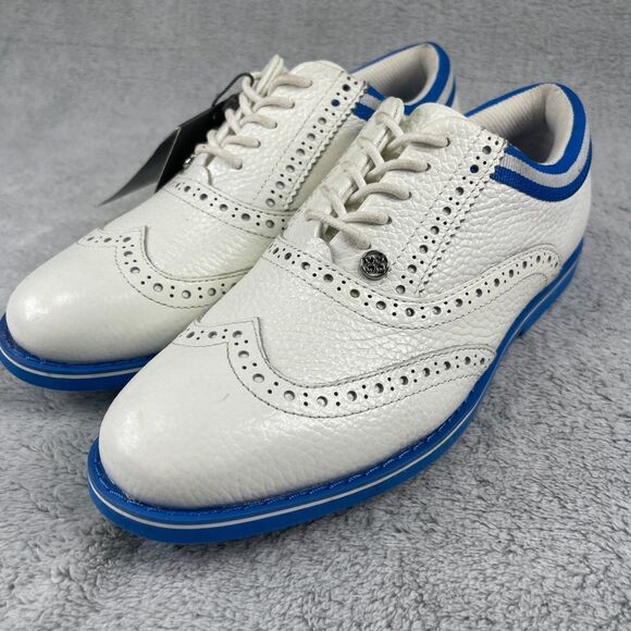 G/Fore Grosgrain Brogue Gallivanter G4LS22EF09 Womens Golf Shoes Sz 6 Snow Racer